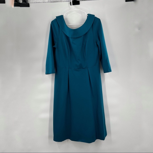 Boden Dresses & Skirts - Boden blue boatneck dress half sleeve size 10R